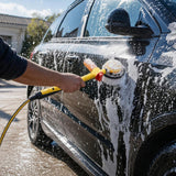 Washing a soapy SUV with SpinWash Pro